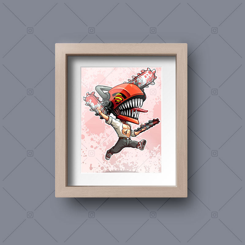 Chainsaw Man Mini Print