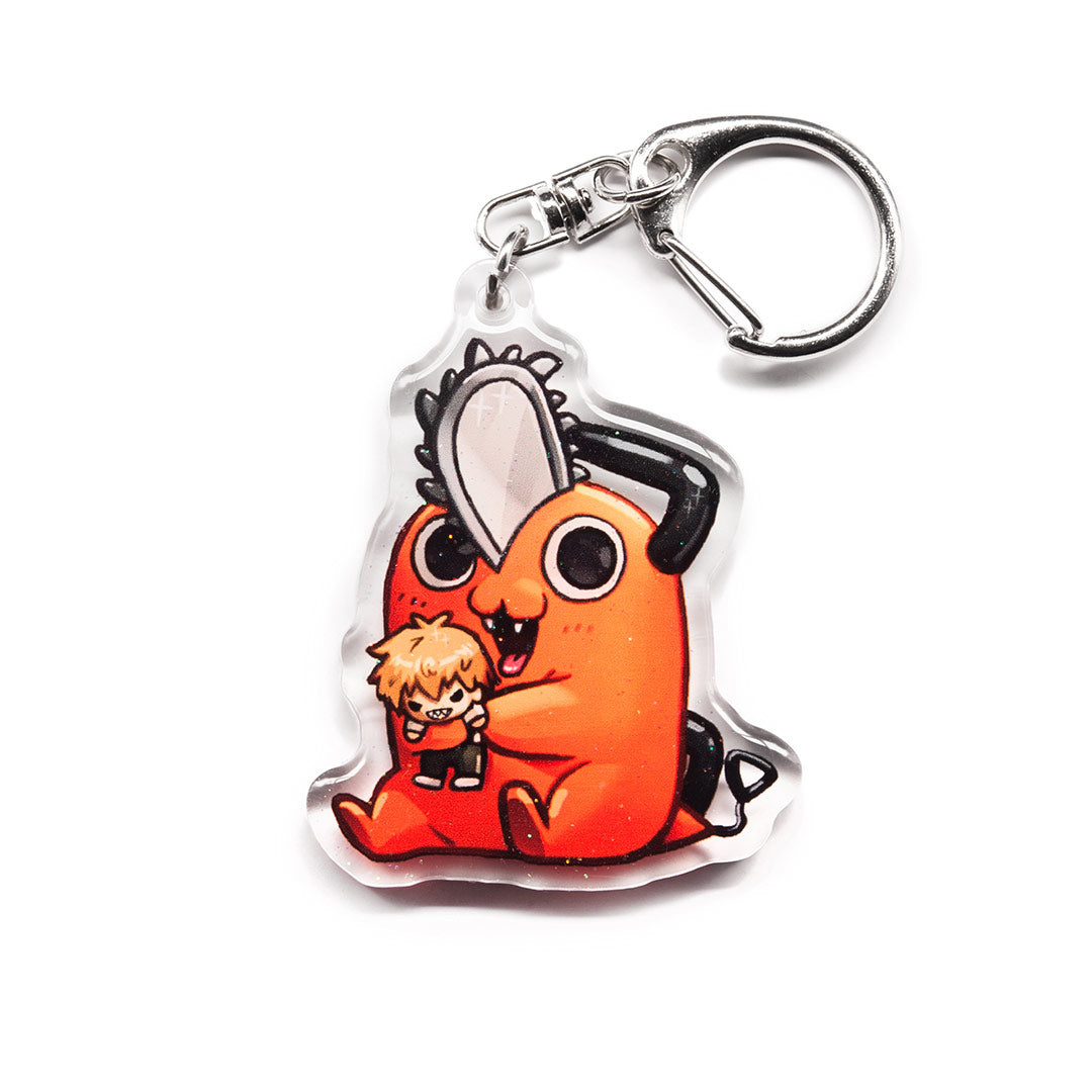 Pochita Acrylic Charm Keychain