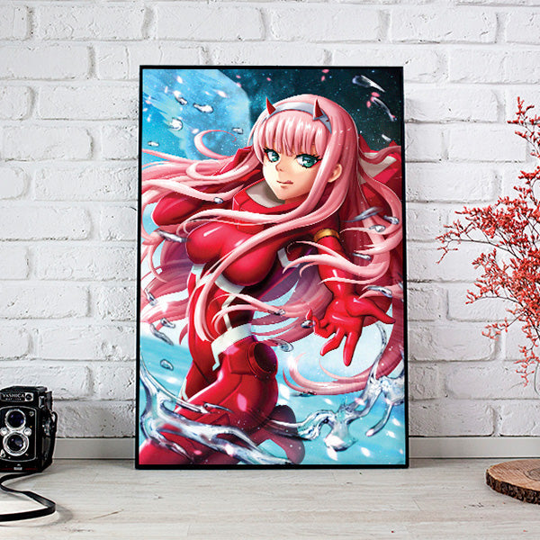 02 Zero Two Poster Print - nayukidraws