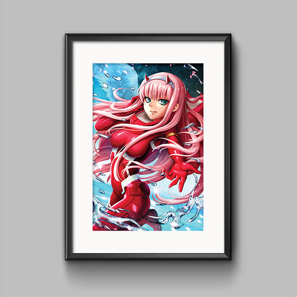 02 Zero Two Poster Print - nayukidraws