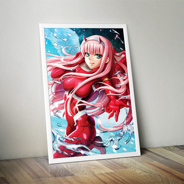 02 Zero Two Poster Print - nayukidraws