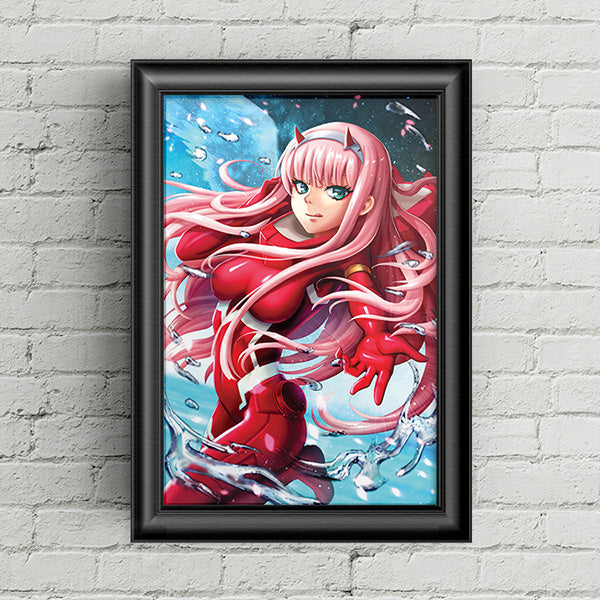 02 Zero Two Poster Print - nayukidraws
