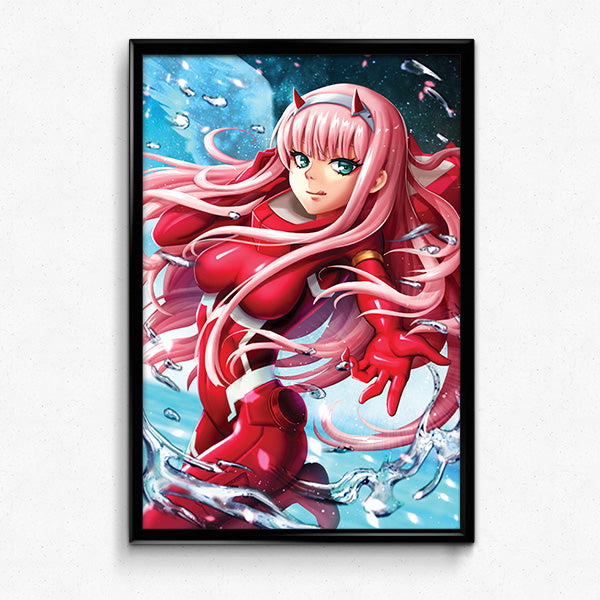02 Zero Two Poster Print - nayukidraws