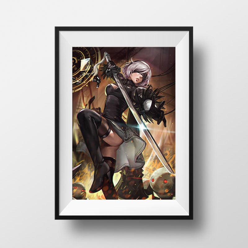 2B Nier Automata Poster Print