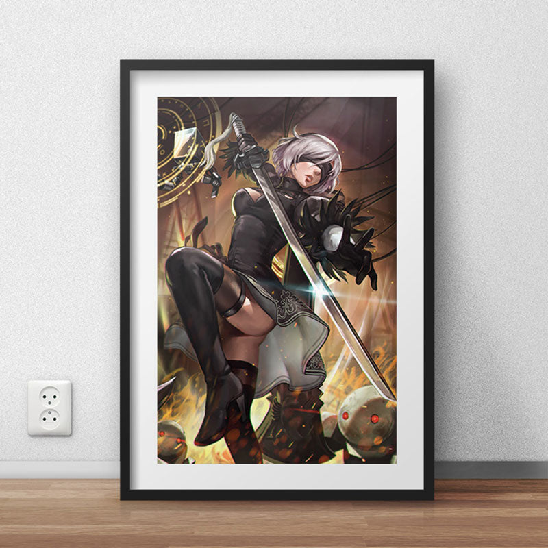 2B Nier Automata Poster Print