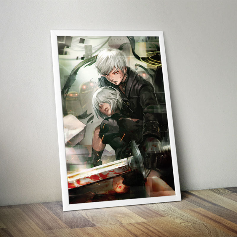 9S & 2B Nier Automata Poster Print