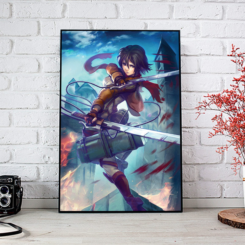 Mikasa Ackerman Poster Print