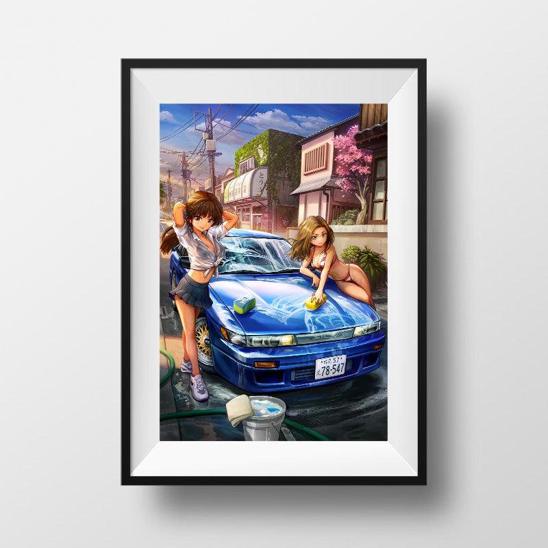 Initial D: Impact Blue Poster Print