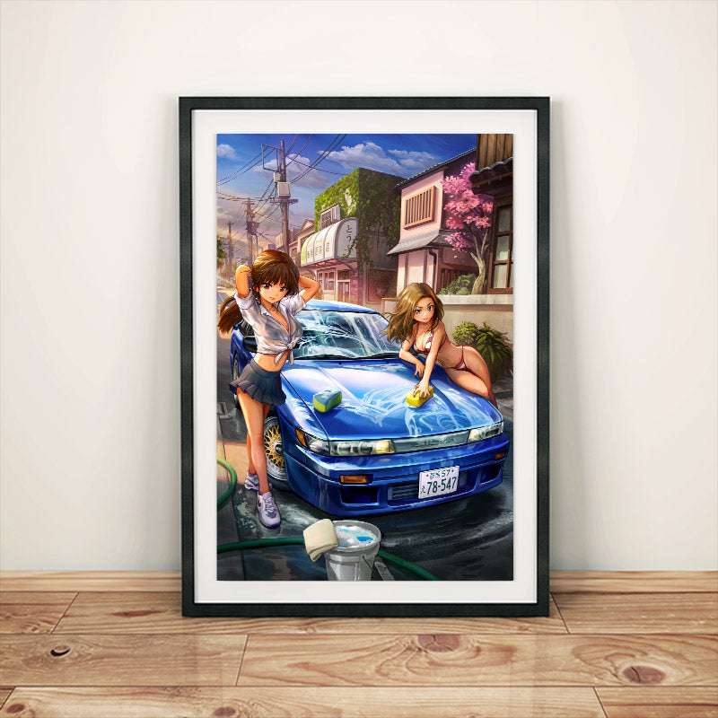 Initial D: Impact Blue Poster Print
