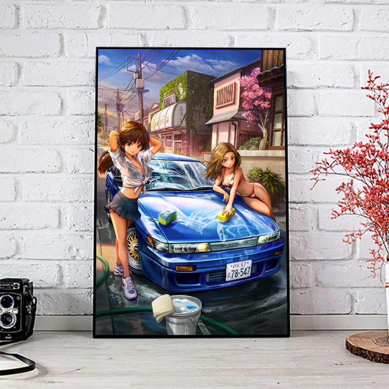 Initial D: Impact Blue Poster Print