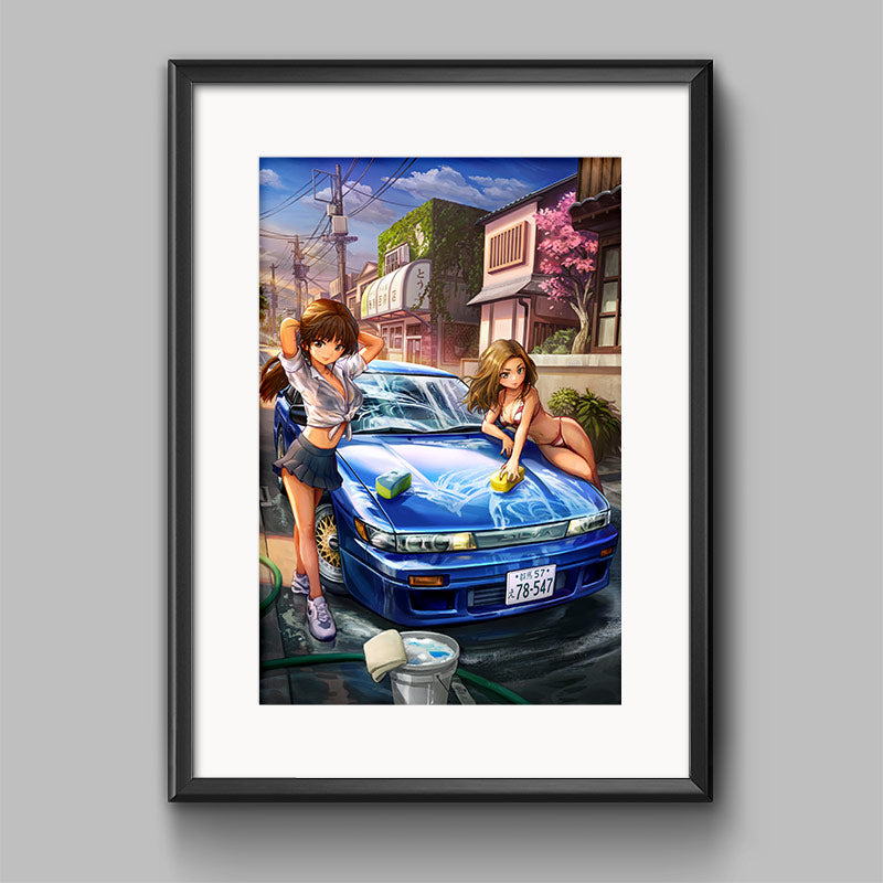 Initial D: Impact Blue Poster Print