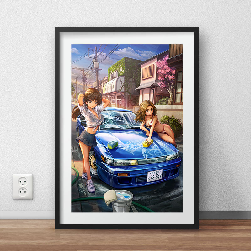 Initial D: Impact Blue Poster Print
