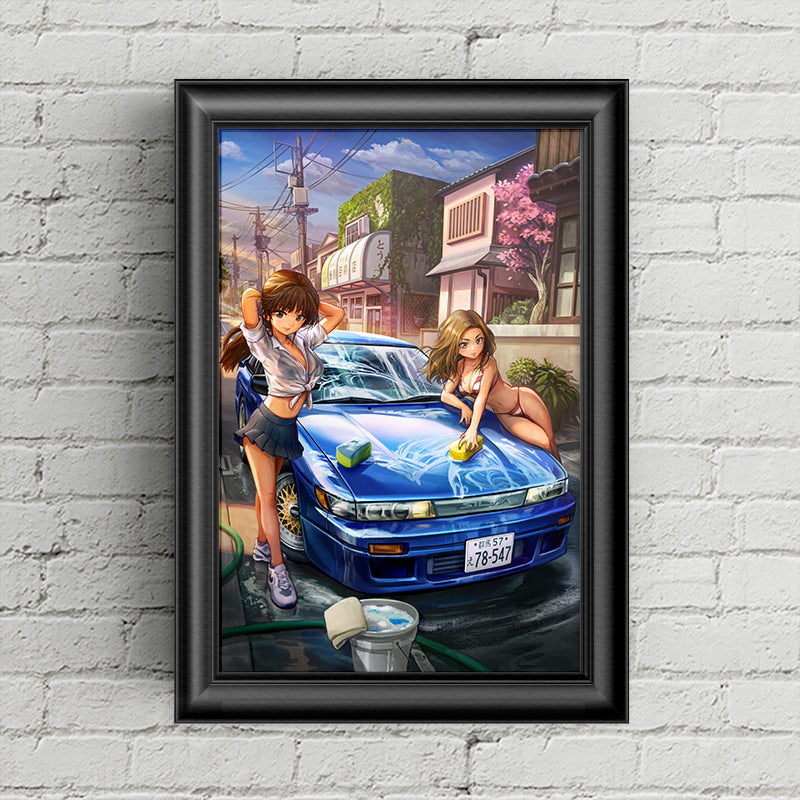 Initial D: Impact Blue Poster Print