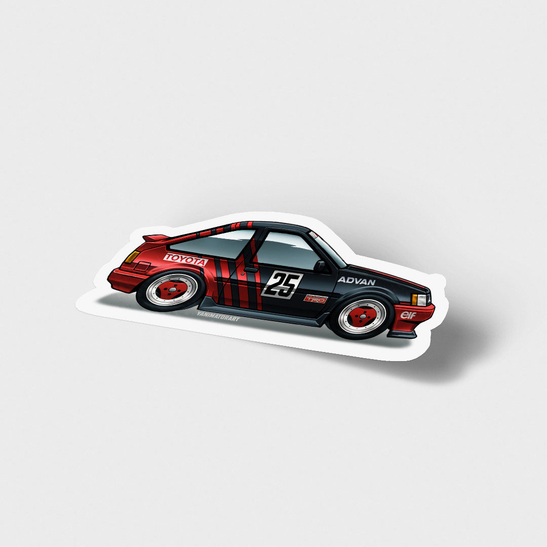 AE86 Collection Advan Inter TEC Group A Levin Vinyl Sticker