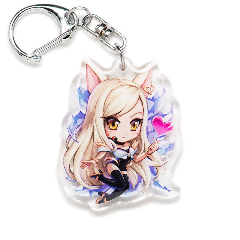 KDA Ahri Acrylic Keychain - nayukidraws