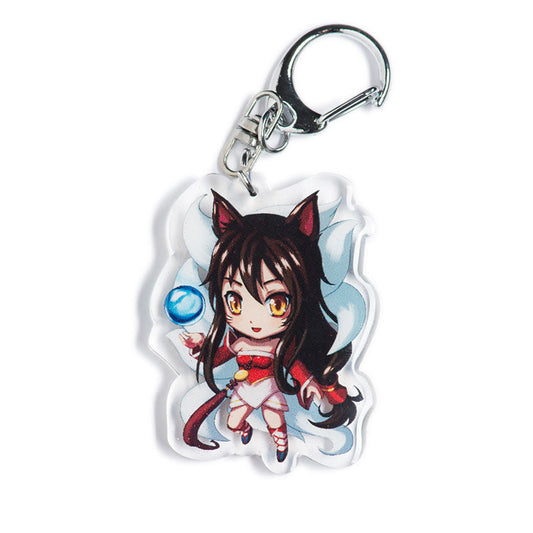 Ahri Acrylic Keychain - nayukidraws