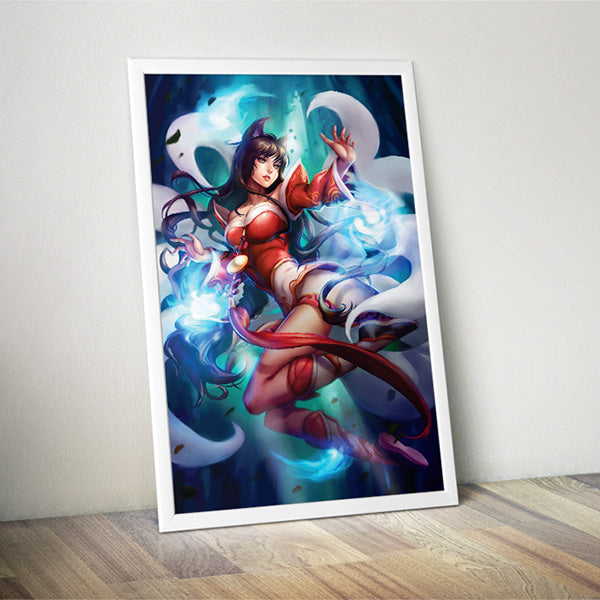 Ahri Poster Print - nayukidraws