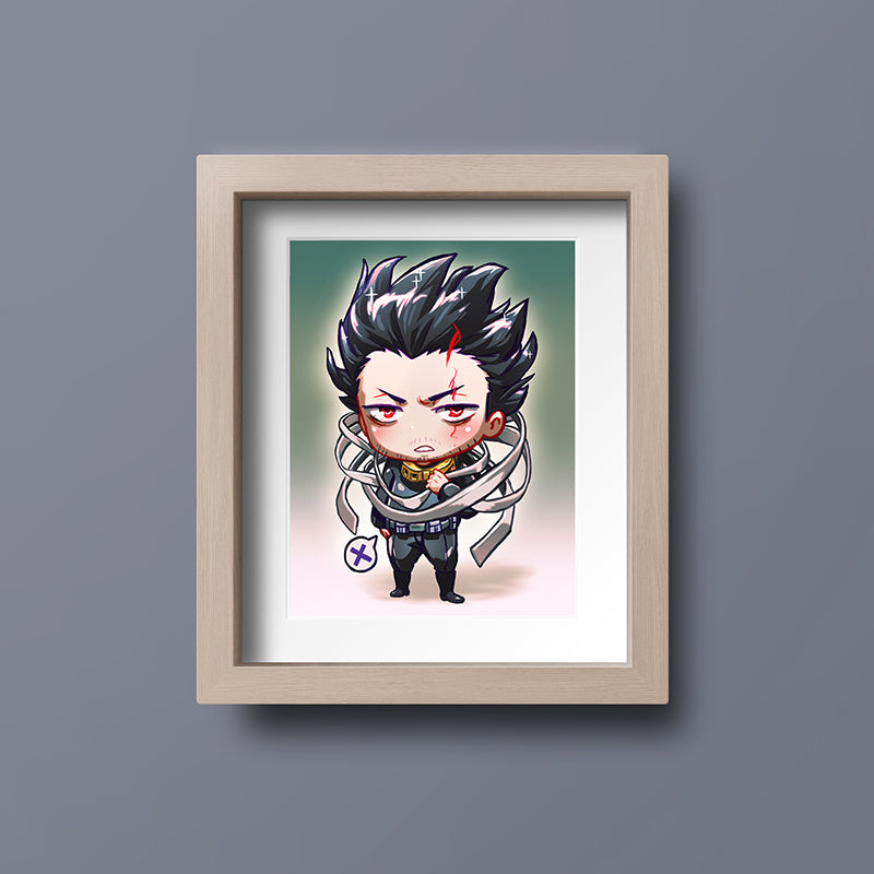 Eraserhead Aizawa Mini Print