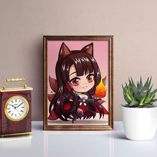 Akagi Chibi Mini Print - nayukidraws