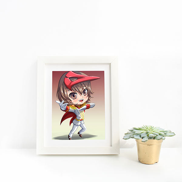 Akechi Chibi Mini Print - nayukidraws