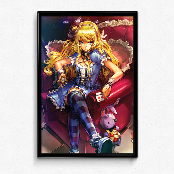 Alice In Wonderland (Sitting) Poster - nayukidraws