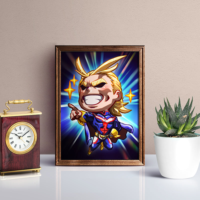 All Might Mini Print