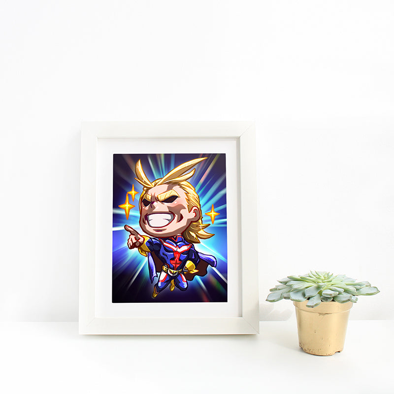 All Might Mini Print