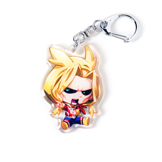 Toshinori Yagi All Might Pajama Kigurumi Acrylic Charm Keychain