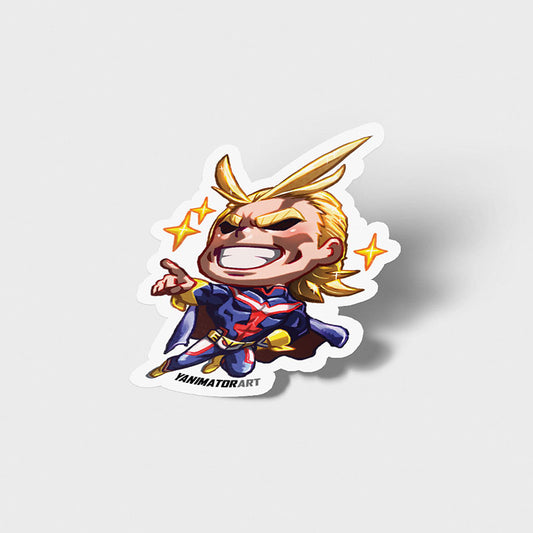 All Might Vinyl Sticker