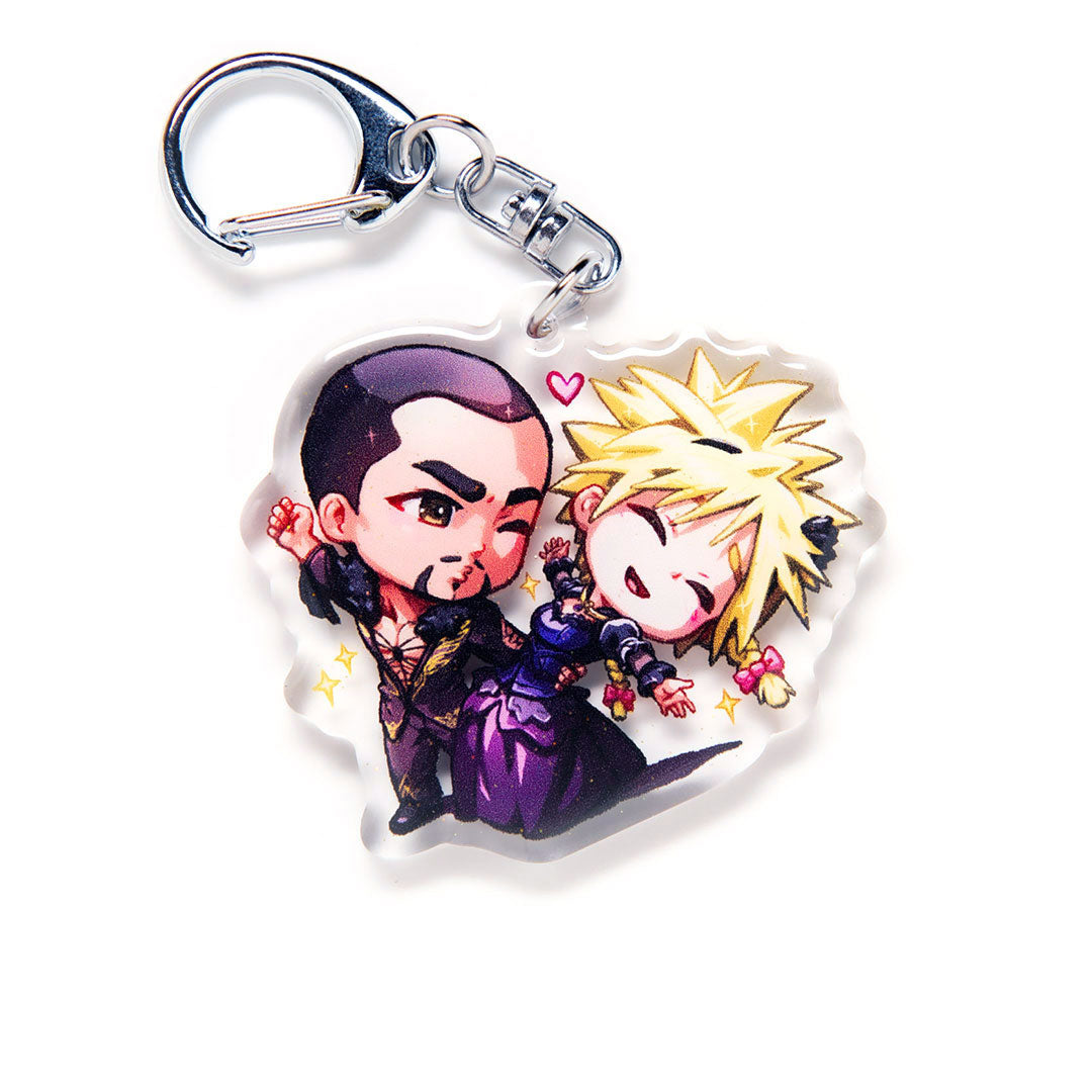Andrea Rhodea & Cloud Acrylic Charm Keychain
