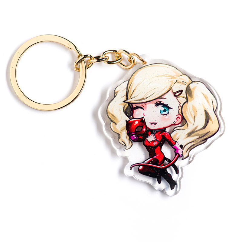Ann Acrylic Charm Keychain