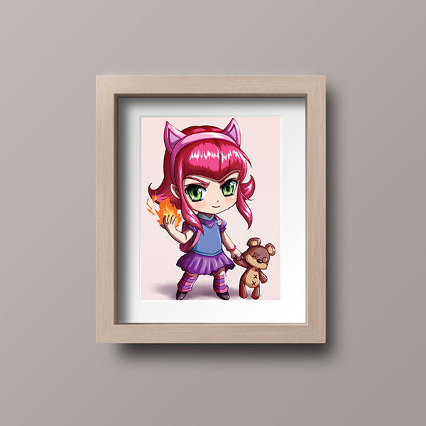 Annie Chibi Mini Print - nayukidraws