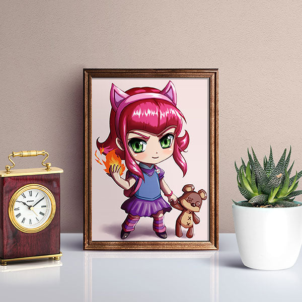 Annie Chibi Mini Print - nayukidraws