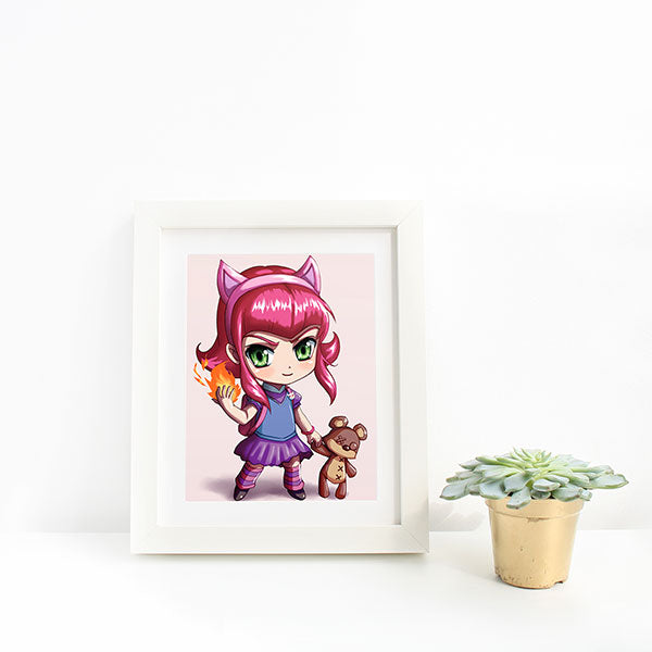 Annie Chibi Mini Print - nayukidraws