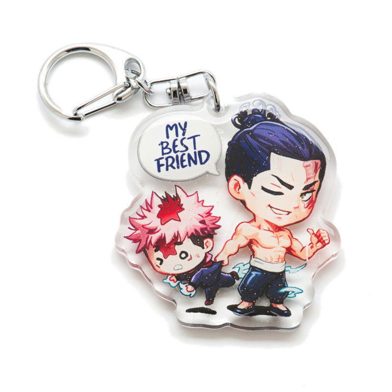 Aoi Todo & Itadori Chibi Acrylic Charm Keychain
