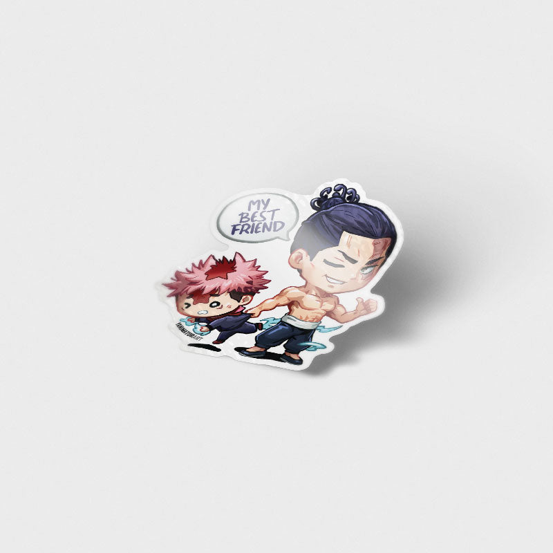Aoi Todo & Itadori Chibi Vinyl Sticker