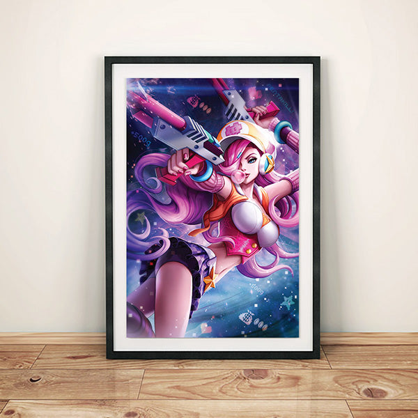 Arcade Miss Fortune Poster Print - nayukidraws