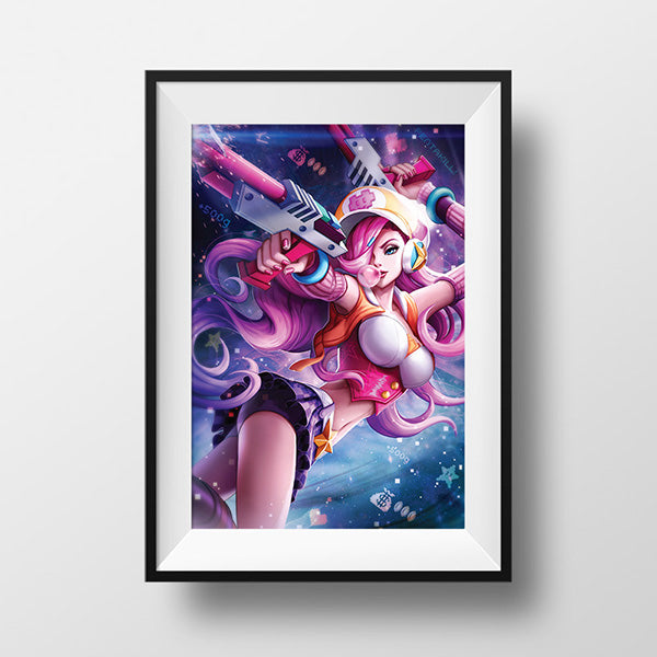 Arcade Miss Fortune Poster Print - nayukidraws