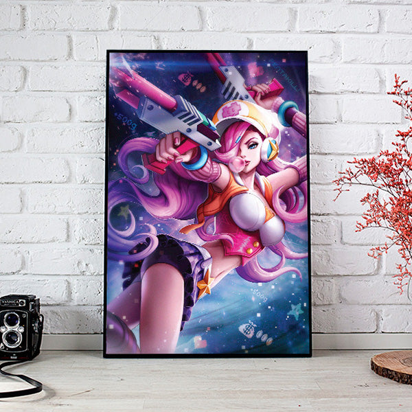 Arcade Miss Fortune Poster Print - nayukidraws