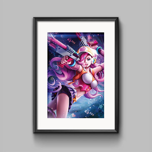 Arcade Miss Fortune Poster Print - nayukidraws
