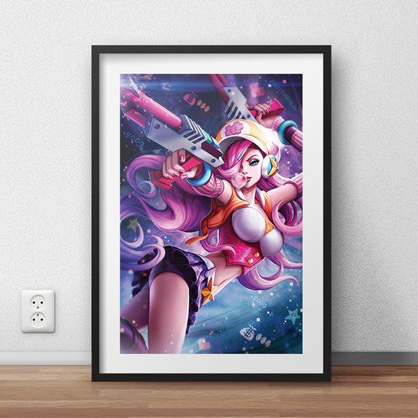 Arcade Miss Fortune Poster Print - nayukidraws