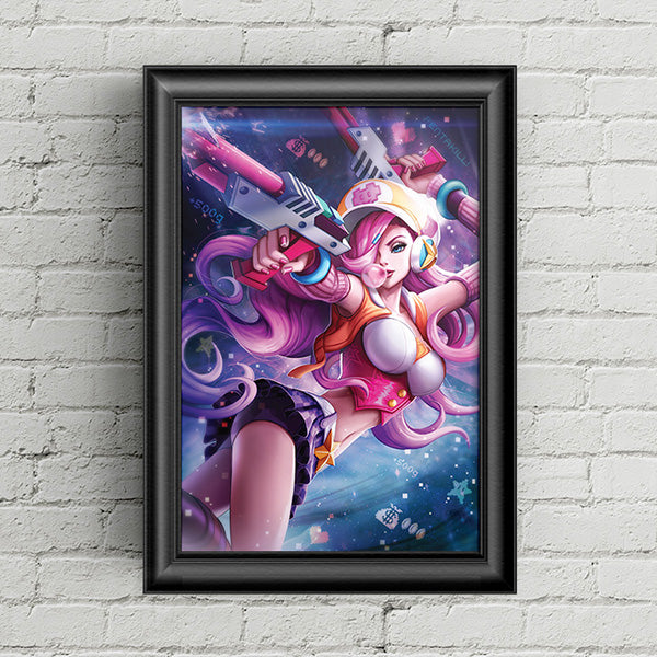 Arcade Miss Fortune Poster Print - nayukidraws
