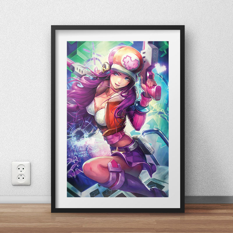 Arcade Miss Fortune Poster Print