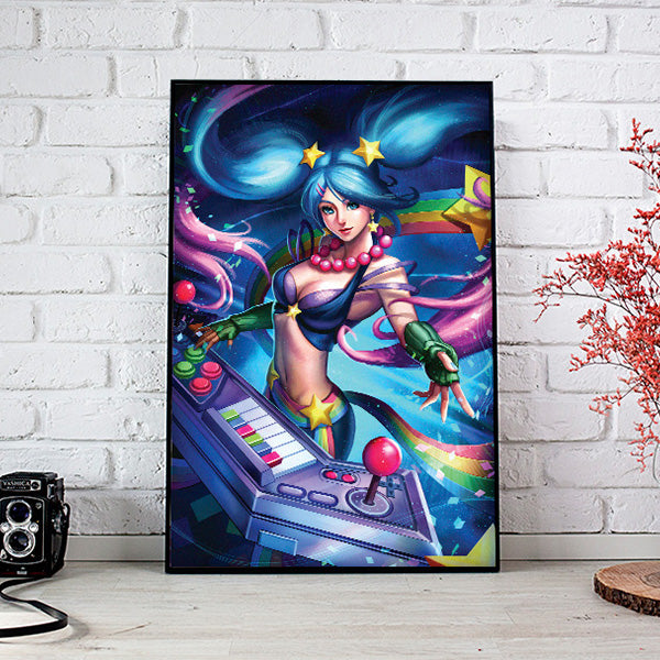 Arcade Sona Poster Print - nayukidraws