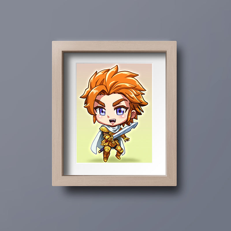 Arthur Pendragon Mini Print