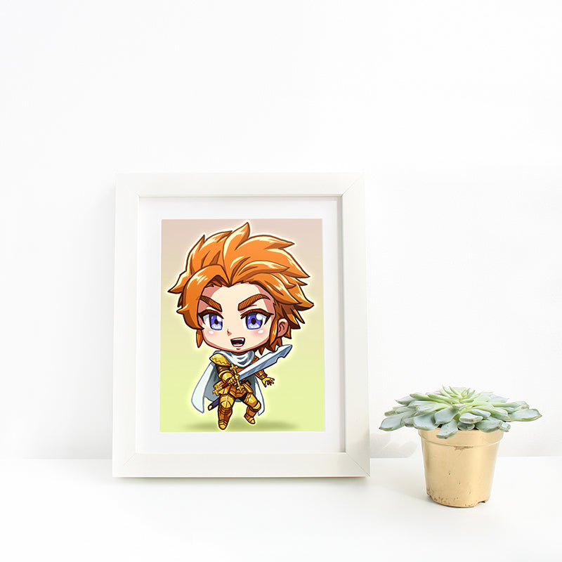 Arthur Pendragon Mini Print