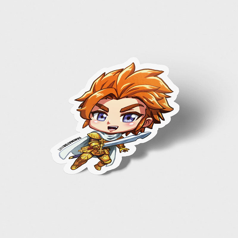 Arthur Pendragon Vinyl Sticker