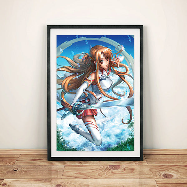 Sword Art Online - Asuna Poster Print - nayukidraws
