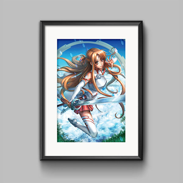 Sword Art Online - Asuna Poster Print - nayukidraws