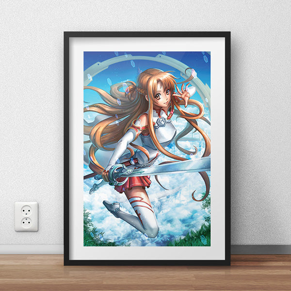Sword Art Online - Asuna Poster Print - nayukidraws